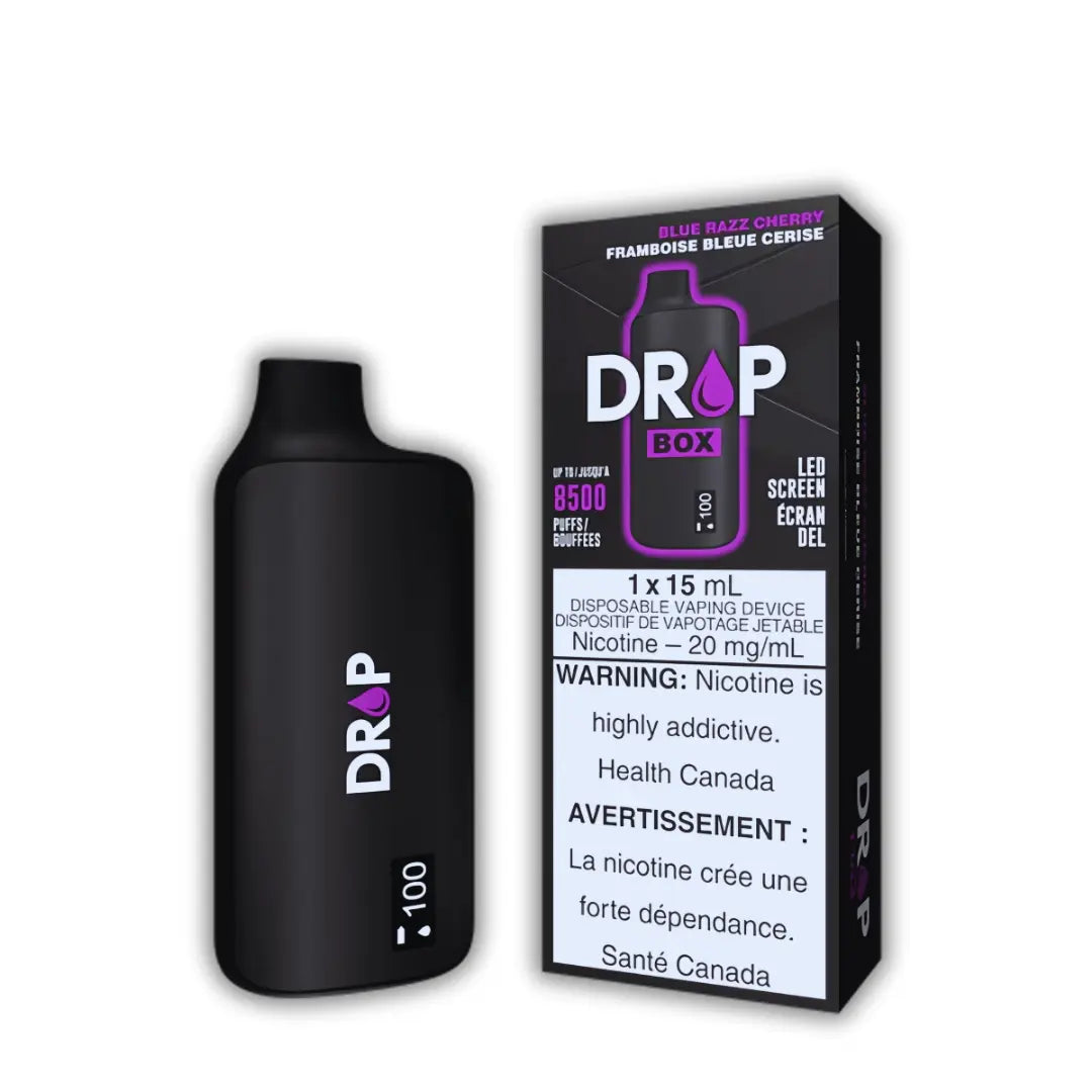Drop Box 8500 Puffs - Blue Razz Cherry Stlth