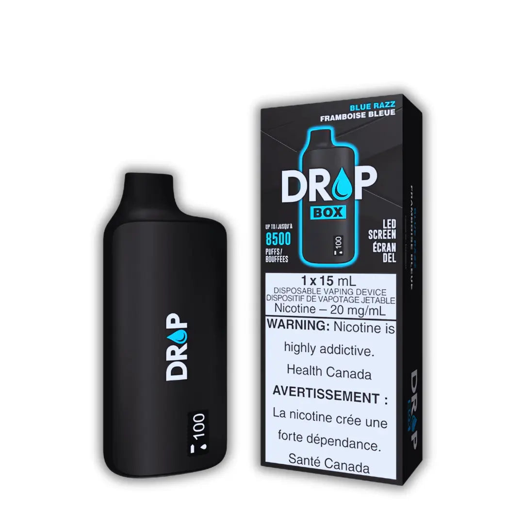 Drop Box 8500 Puffs - Blue Razz Stlth
