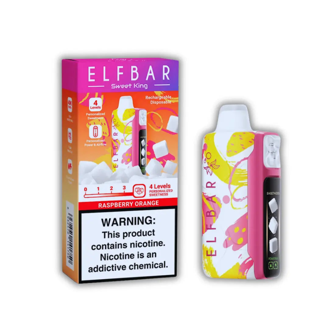 Elfbar Sweet King 40000 Puffs - Raspberry Orange Vape Station