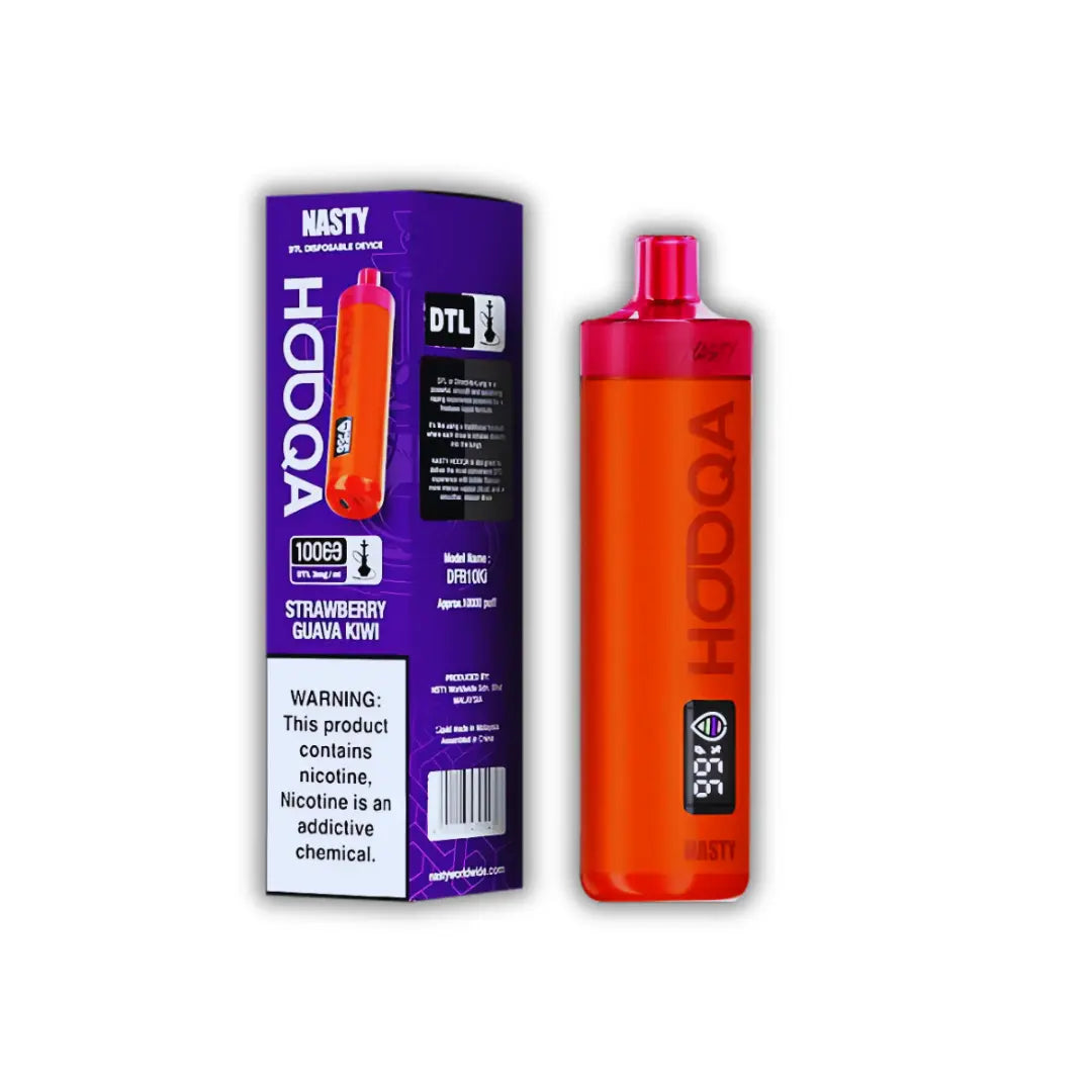 Nasty Bar Hooqa 10000 Puffs - Strawberry Guava Kiwi Chapa Tu Vape