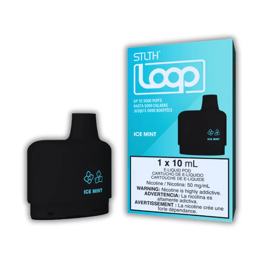 Repuesto Stlth Loop 5000 Puffs - Ice Mint Chapa Tu Vape