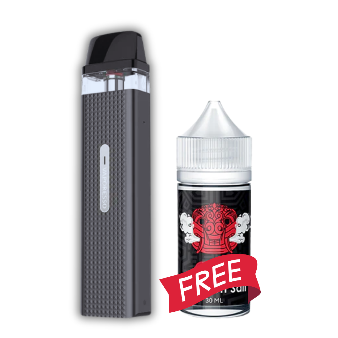 Vaporesso Xros Mini Space Grey+ Liquido Tayta Salt 30 ML Chapa Tu Vape