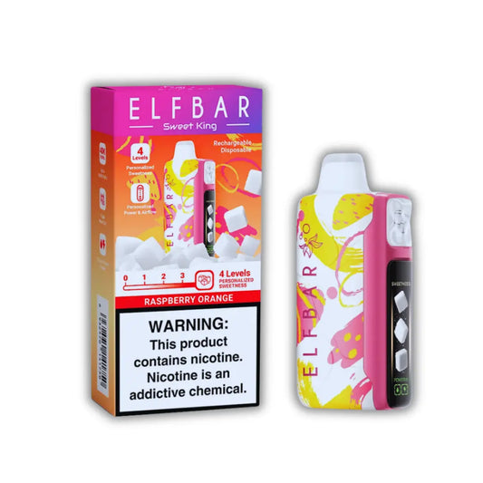 Elfbar Sweet King 40000 Puffs  - Raspberry Orange Vape Station
