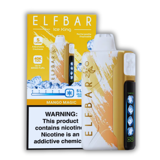 Vape 40000 Puffs | Elfbar Ice King - Mango Magic Chapa Tu Vape
