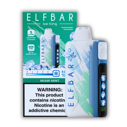 Vape 40000 Puffs | Elfbar Ice King - Miami Mint Chapa Tu Vape