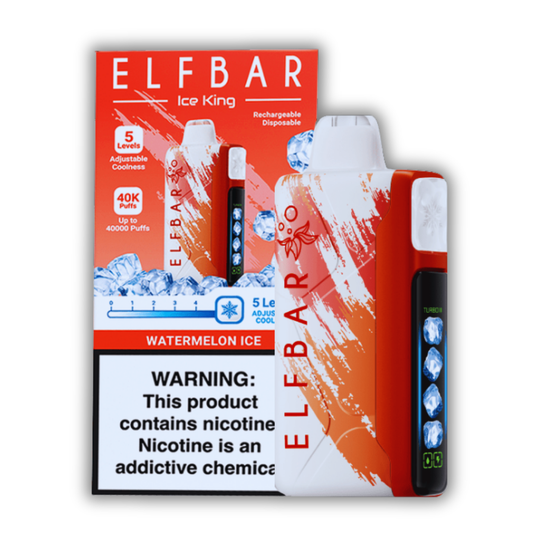 Vape 40000 Puffs | Elfbar Ice King - Watermelon Ice Chapa Tu Vape