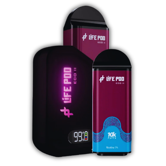 Life Pod Eco 2 Kit - Blackberry Ice (10000 Puffs) Chapa Tu Vape