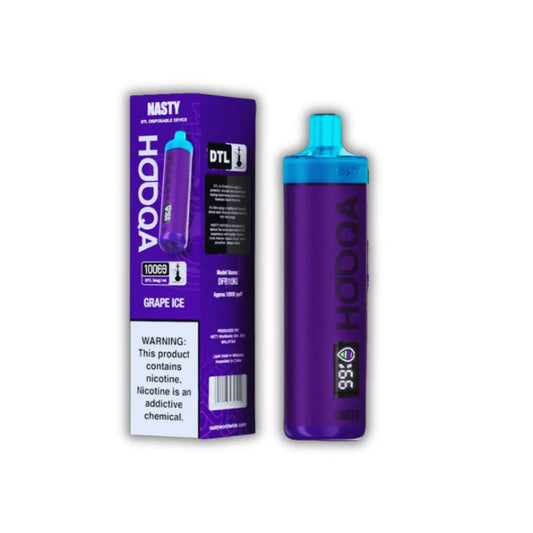 Nasty Bar Hooqa 10000 Puffs - Grape Ice Chapa Tu Vape