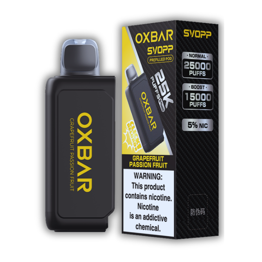 Repuesto Oxbar Svopp - Grapefruit Passion Fruit (25000 Puffs) Chapa Tu Vape