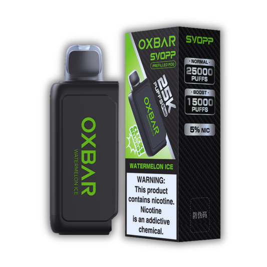 Repuesto Oxbar Svopp - Watermelon Ice (25000 Puffs) Chapa Tu Vape