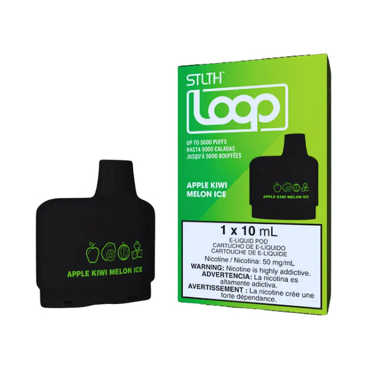 Repuesto Stlth Loop 5000 Puffs - Apple Kiwi Melon Ice Chapa Tu Vape
