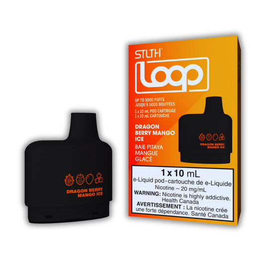 Stlth Loop Repuesto 5000 Puffs - Dragon Berry Mango Ice Chapa Tu Vape