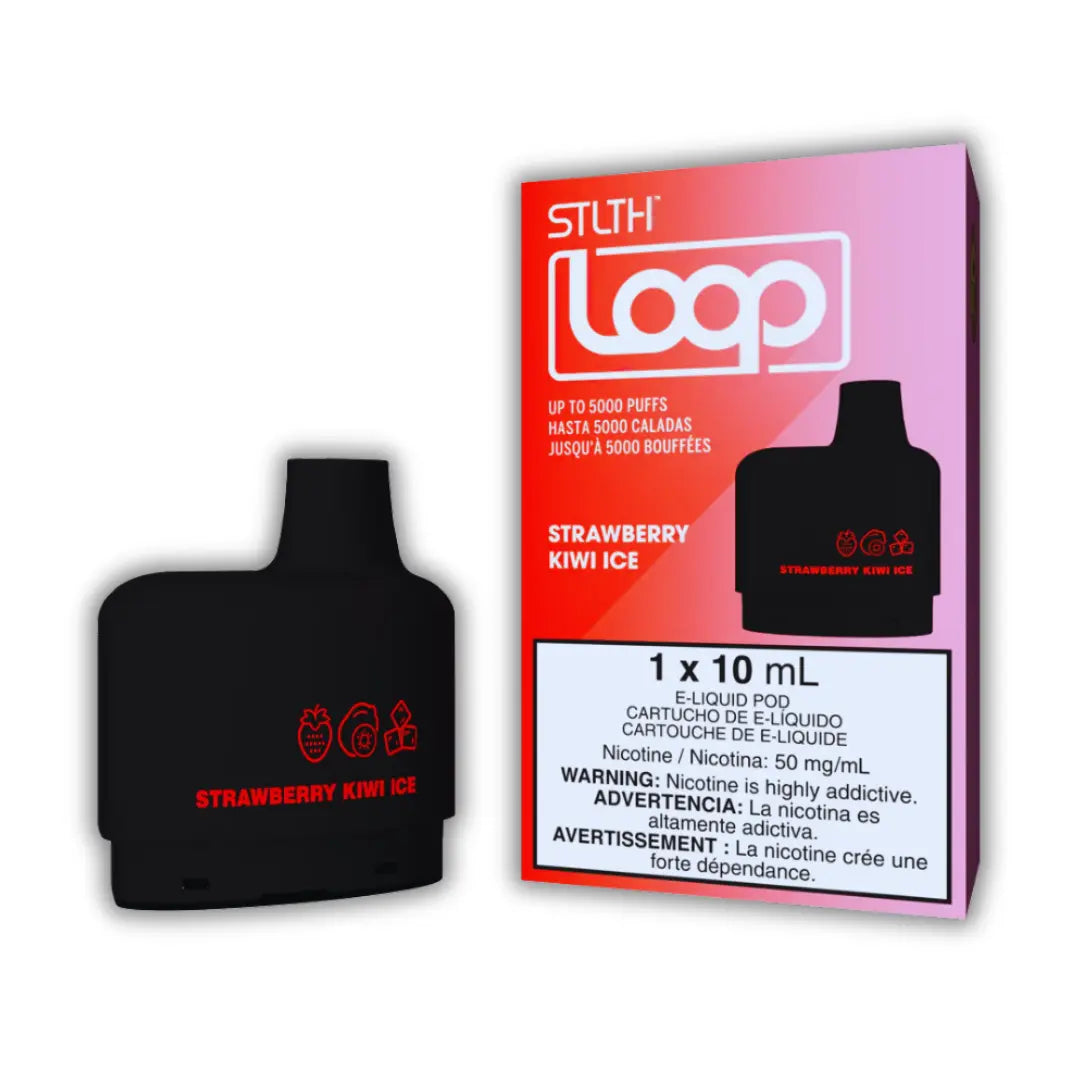 Repuesto Stlth Loop 5000 Puffs - Strawberry Kiwi Ice Chapa Tu Vape