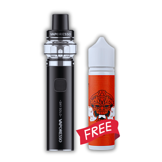Vaporesso Sky Solo Kit Black + Liquido Tayta 60 ML Chapa Tu Vape