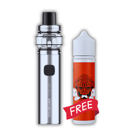 Vaporesso Sky Solo Kit Silver + Liquido Tayta 60 ML Chapa Tu Vape