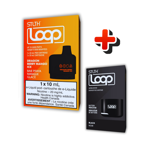 Stlth Loop Kit 5000 Puffs – Dragon Berry Mango Ice Chapa Tu Vape
