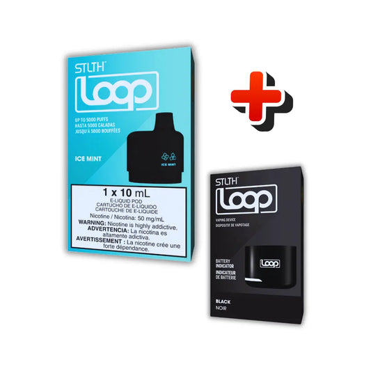 Stlth Loop Kit 5000 Puffs – Ice Mint Chapa Tu Vape