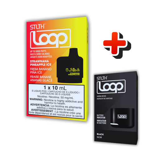 Stlth Loop Kit 5000 Puffs – Strawnana Pineapple Ice Chapa Tu Vape