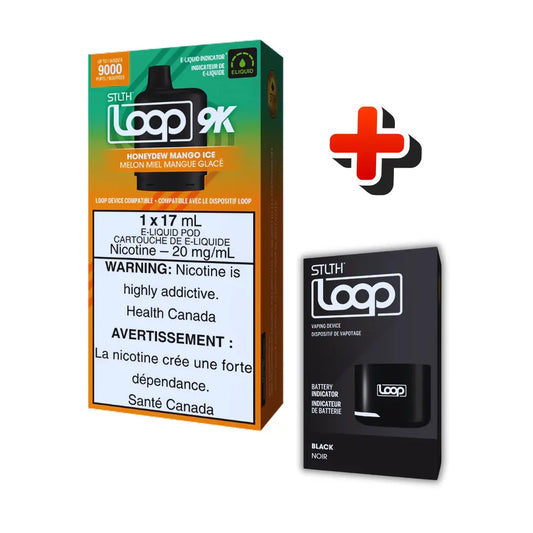 Stlth Loop Kit 9000 Puffs – Honeydew Mango Ice Chapa Tu Vape