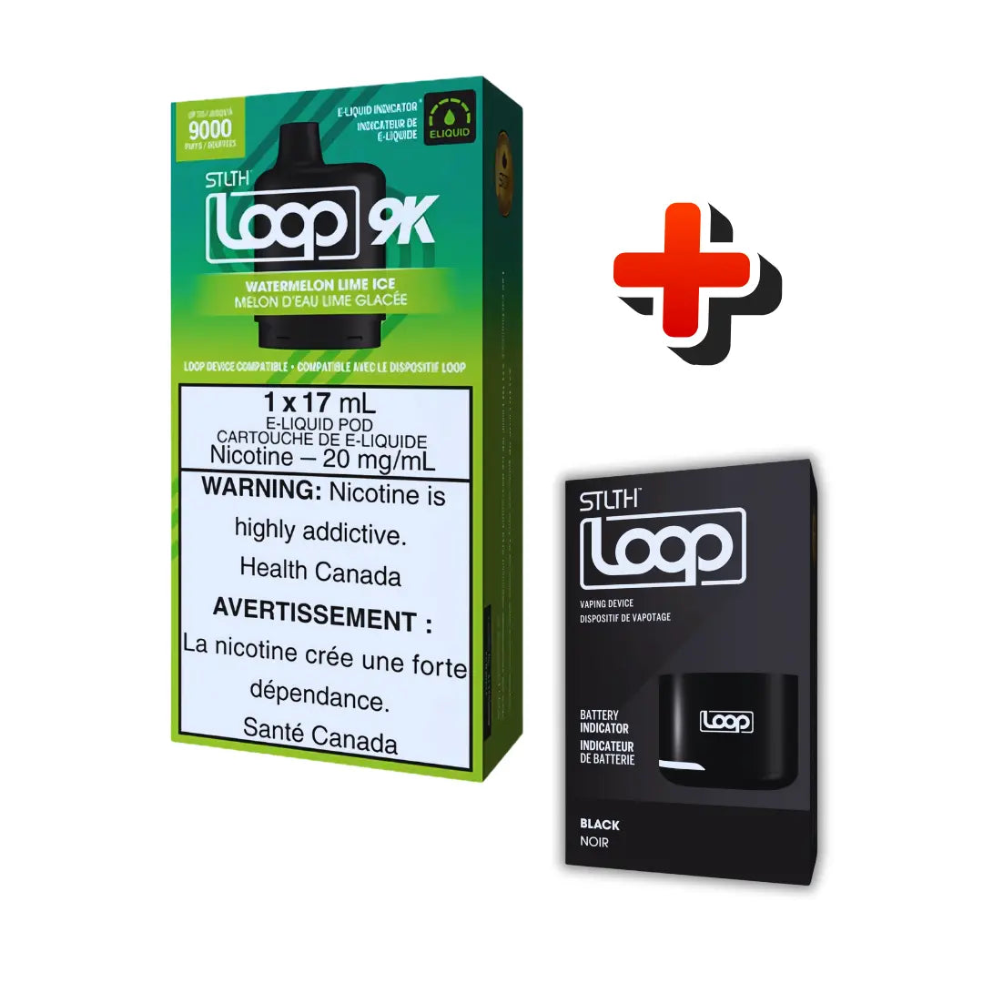 Stlth Loop Kit 9000 Puffs – Watermelon Lime Ice Chapa Tu Vape