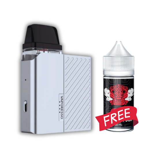 Vaporesso Xros Nano Silver + Liquido Tayta Salt 30 ML ¡GRATIS! Chapa Tu Vape